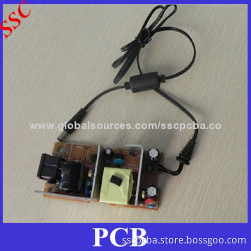 Double-layer PCB with Lead-free HASL, Tin/Gold/Silver Plating Surface Finish, Made of FR-4